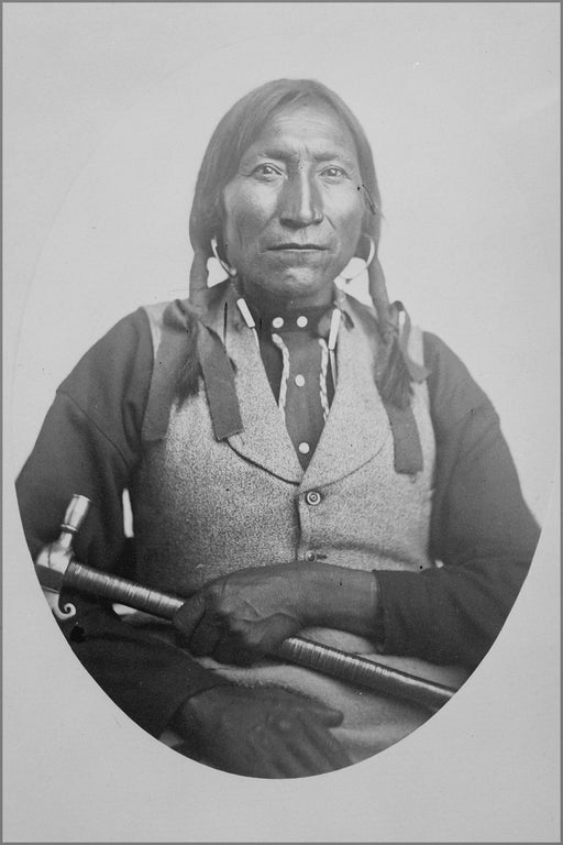 24"x36" Gallery Poster, Lone Wolfe (Guipago), a Kiowa native american indian chief 1868