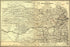 24"x36" Gallery Poster, Map Atchison Santa Fe RailRoad kansas 1886