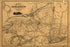 24"x36" Gallery Poster, Map new york & Oswego Midland Railroad 1869