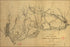24"x36" Gallery Poster, Map of Charleston & Savannah Railroad May, 1856