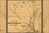 24"x36" Gallery Poster, Map of Chicago St. Paul Fond du Lac Railroad 1855