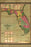 24"x36" Gallery Poster, Map of Florida 1829