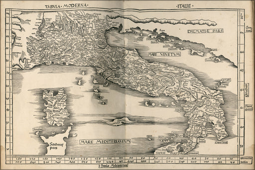 24"x36" Gallery Poster, Map of Italy 1513 p2