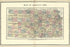 24"x36" Gallery Poster, Map of Kansas 1889