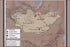 24"x36" Gallery Poster, Map of Mongolia mines & railroads 2010
