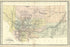 24"x36" Gallery Poster, Map of Montana 1889