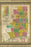 24"x36" Gallery Poster, Map of New London & Windham co. Connecticut 1833