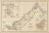 24"x36" Gallery Poster, Map of North Borneo 1881