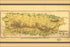 24"x36" Gallery Poster, Map of Puerto Rico crop lands 1899