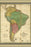 24"x36" Gallery Poster, Map of South America 1826