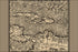 24"x36" Gallery Poster, Map of South Florida Cuba jamaica West Indies 1562 by Diego Gutierrez