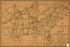24"x36" Gallery Poster, Map of Southern Express Company railroad 1884