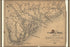 24"x36" Gallery Poster, Map of St. Helena Sound, and the coast between Charleston and Savannah compiled from the U.S. Coast Survey 1861