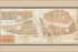 24"x36" Gallery Poster, Map of Tsaritsyn, Russia in 1909 (present day Volgograd)