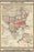 24"x36" Gallery Poster, Map of Turkey c1878, illustrating the results of the Treaty of Berlin from 1878