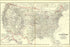 24"x36" Gallery Poster, Map of United States of america 1894
