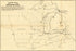 24"x36" Gallery Poster, Map of michigan wisconsin iowa 1850