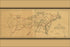 24"x36" Gallery Poster, Map of railroad Harrisburg to Pittsburgh 1840