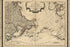 24"x36" Gallery Poster, Map of russian discoveries on alaska coast 1768