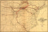 24"x36" Gallery Poster, Map of the Atlantic & Great Western Railroad 1866