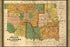 24"x36" Gallery Poster, Map of the Indian and Oklahoma territories 1892