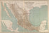 24"x36" Gallery Poster, Map of the Mexican National Railroad mexico 1881