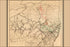 24"x36" Gallery Poster, Map of the Pennsylvania, Reading, and Lehigh Valley Railroad 1884