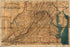 24"x36" Gallery Poster, Map of the State of Virginia 1862