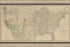 24"x36" Gallery Poster, Map of the United States 1867 p2