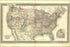 24"x36" Gallery Poster, Map of the United States of america 1877