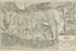 24"x36" Gallery Poster, Map of the mountains and glaciers which surround the valley of Chamonix, 1830