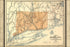 24"x36" Gallery Poster, Map of the railroads of Connecticut 1893