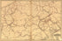 24"x36" Gallery Poster, Map of the railroads of Pennsylvania 1871