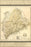 24"x36" Gallery Poster, Map of the railroads of the state of Maine 1899