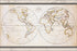 24"x36" Gallery Poster, Map of the world with recent discoveries 1811