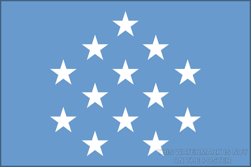 24"x36" Gallery Poster, Medal of Honor Flag