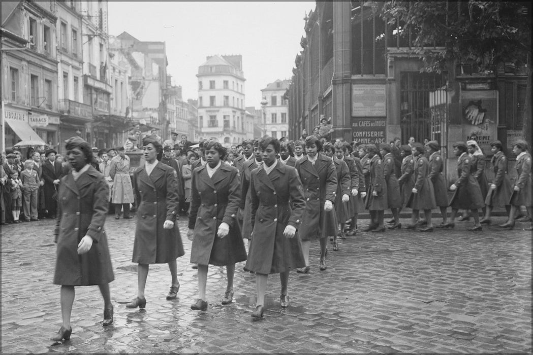 24"x36" Gallery Poster, Members of the 6888th Central Postal Directory Battalion