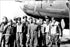 24"x36" Gallery Poster, Memphis Belle crew b-17 flying fortress bomber in england