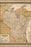 24"x36" Gallery Poster, Official railroad map of Wisconsin, 1900