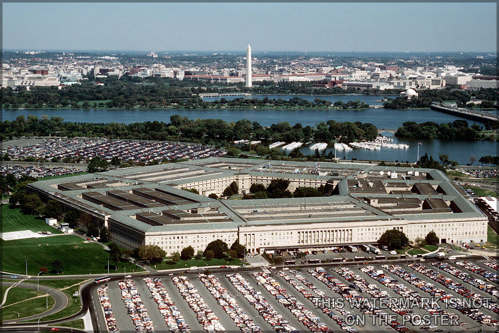 24"x36" Gallery Poster, Pentagon US Department of Defense