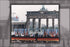 24"x36" Gallery Poster, President Reagan giving a speech at the Berlin Wall, Brandenburg Gate, Federal Republic of Germany