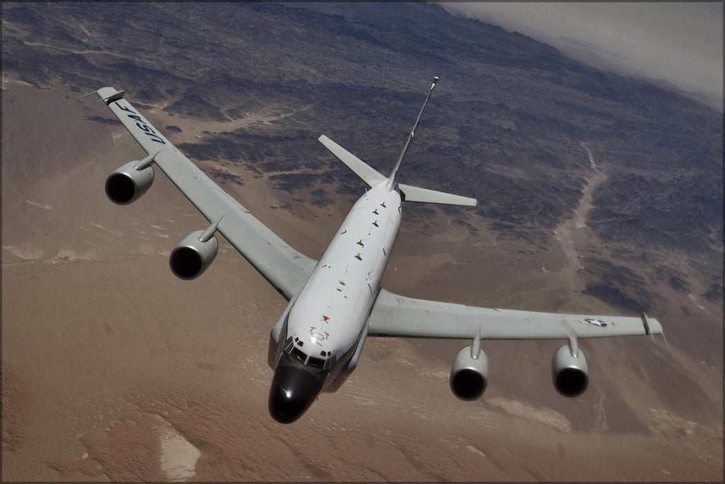 24"x36" Gallery Poster, RC-135 Rivet Joint reconnaissance aircraft