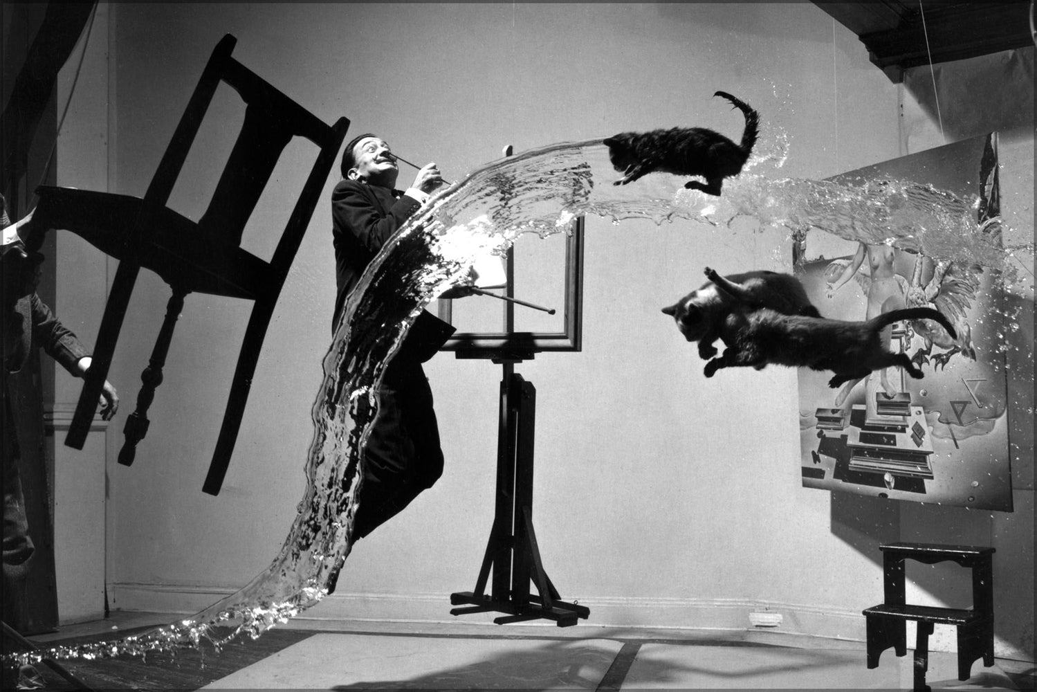 24"x36" Gallery Poster, Salvador Dali A (Dali Atomicus) 1941