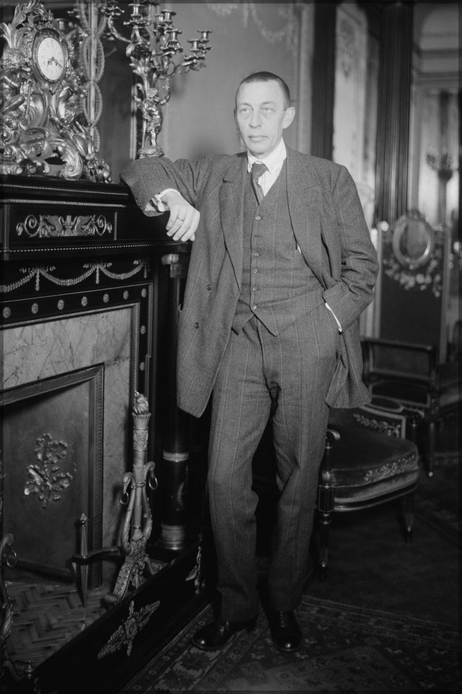 24"x36" Gallery Poster, Sergei Rachmaninoff p1