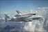 24"x36" Gallery Poster, Space Shuttle Discovery on Boeing 747 Shuttle Carrier Aircraft