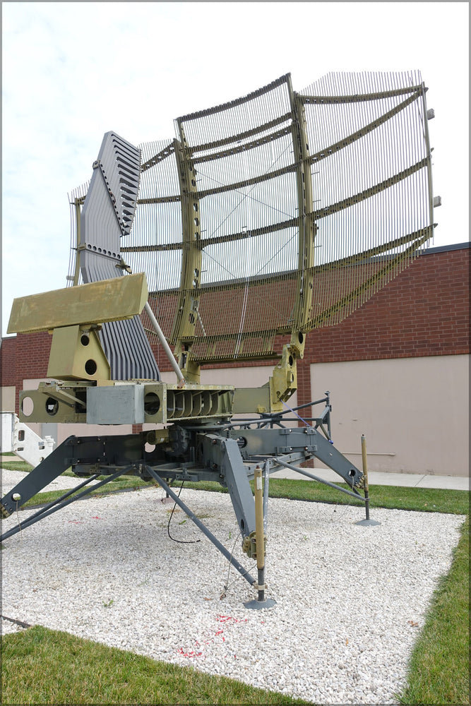 24"x36" Gallery Poster, TPS-43 Air Force S-Band Tactical Surveillance Radar, Westinghouse