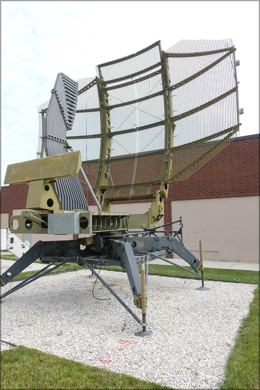24"x36" Gallery Poster, TPS-43 Air Force S-Band Tactical Surveillance Radar, Westinghouse