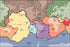 24"x36" Gallery Poster, Tectonic plates