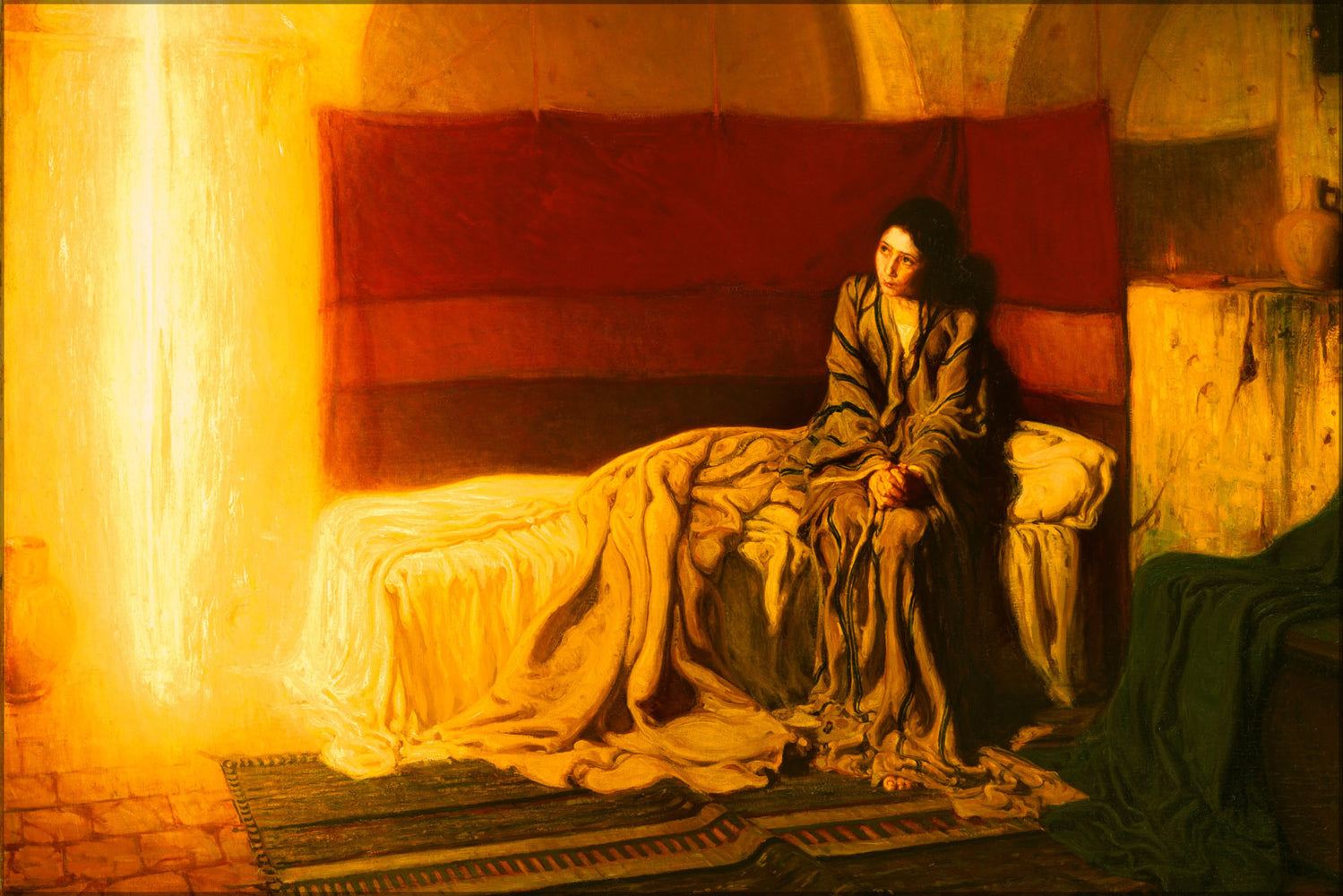 24"x36" Gallery Poster, The Annunciation by henry ossawa tanner 1898