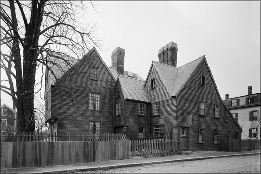 24"x36" Gallery Poster, The House of the Seven Gables in Salem. 1915